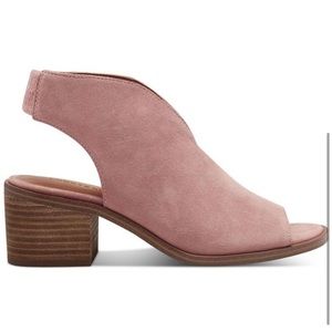 Lucky Brand Tarif Pink Suede Heel, Size 9.5, NWOB